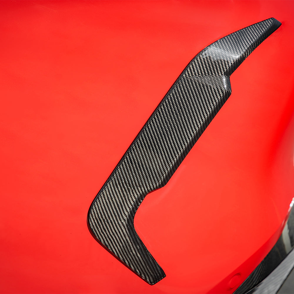 Sooqoo Pre Pregged Dry Carbon Fiber Rear Vent Trim for BMW X6M F96