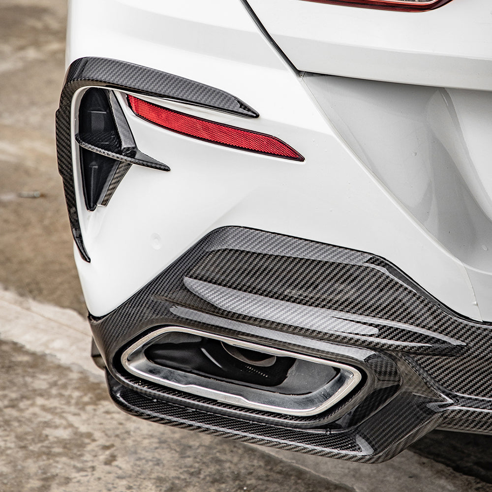 Sooqoo Pre Pregged Dry Carbon Fiber Rear Diffuser for BMW 8 Series G16