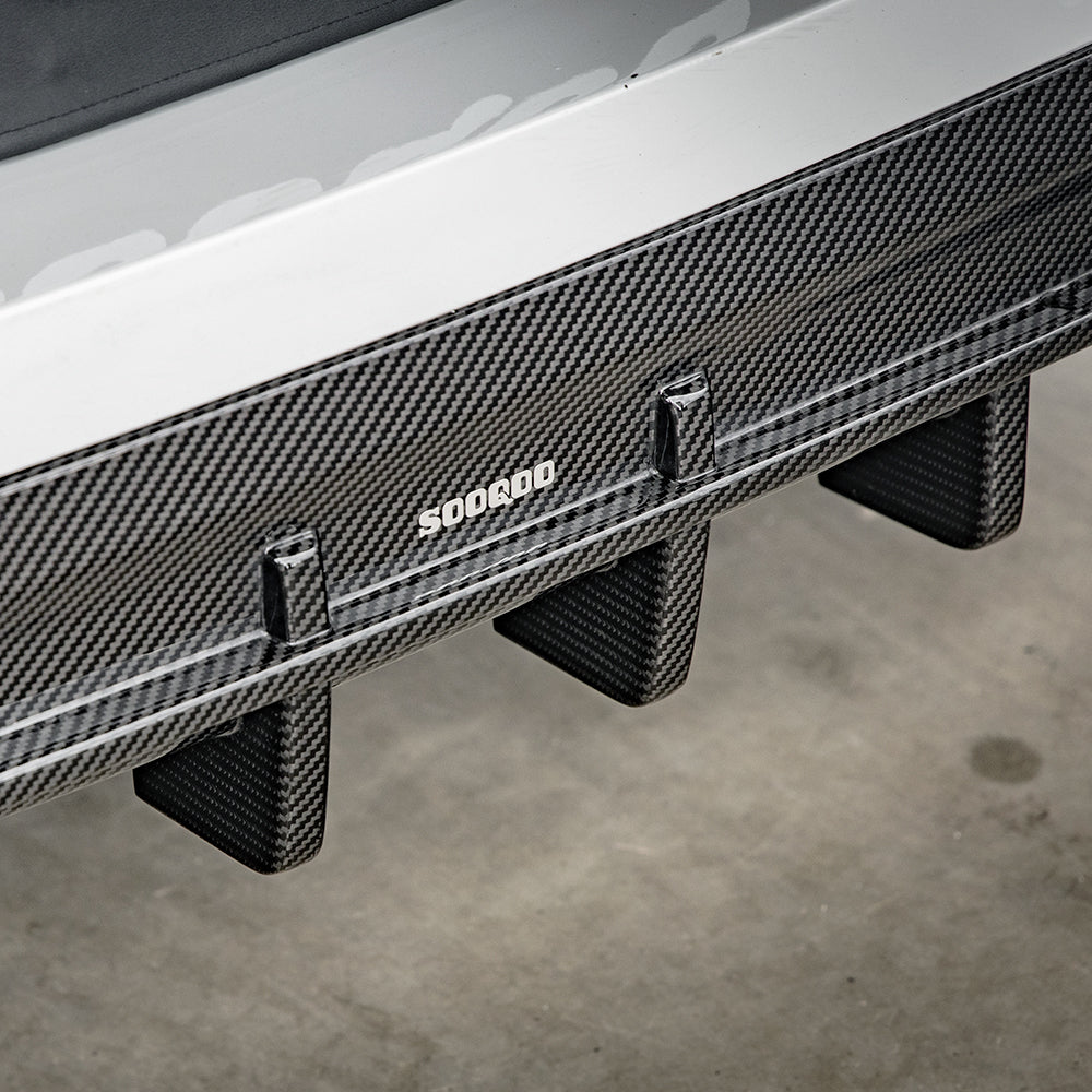 Sooqoo Pre Pregged Dry Carbon Fiber Rear Diffuser for BMW 8 Series G16
