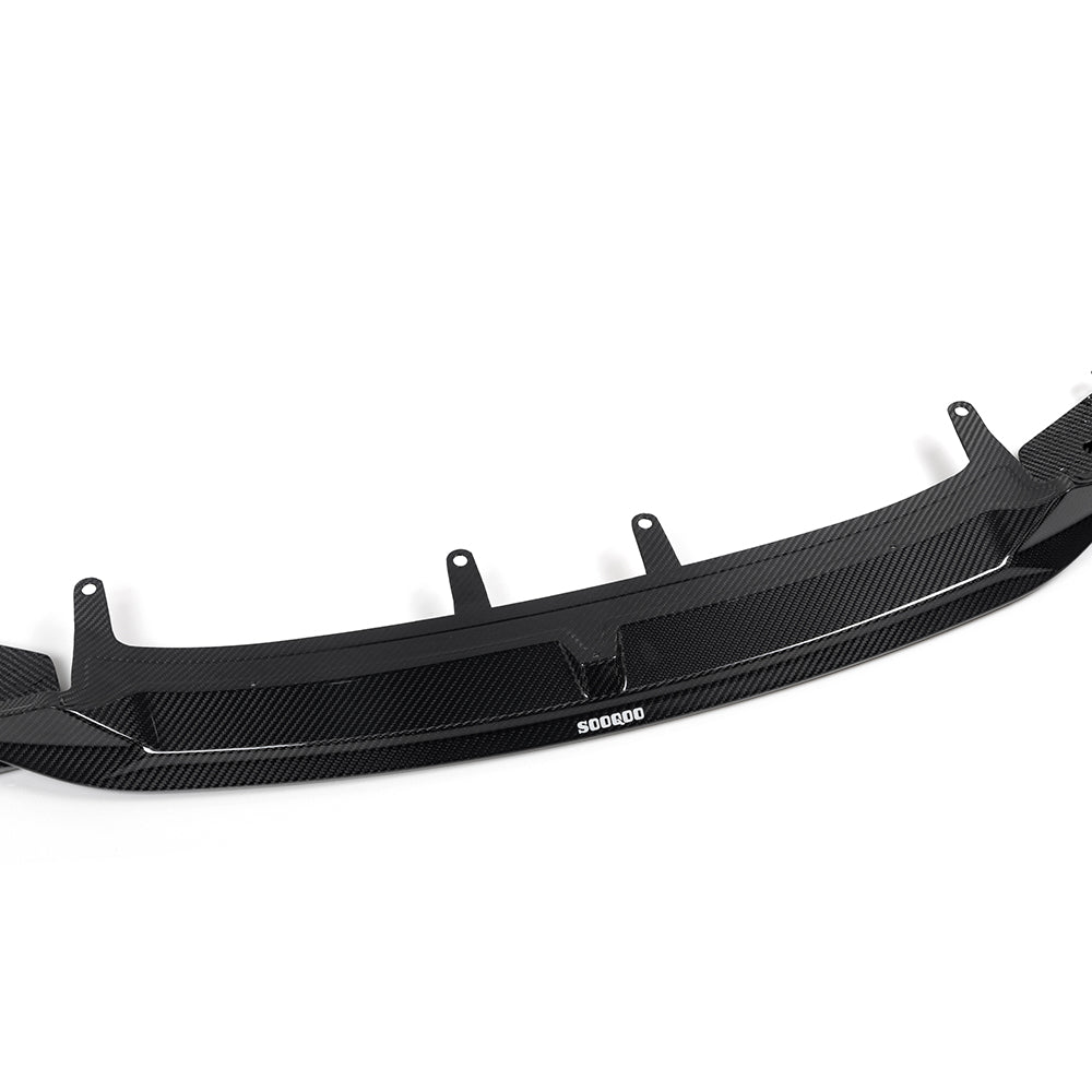 Sooqoo Pre Pregged Dry Carbon Fiber Front Lip for BMW 8 Series G14 G15 G16