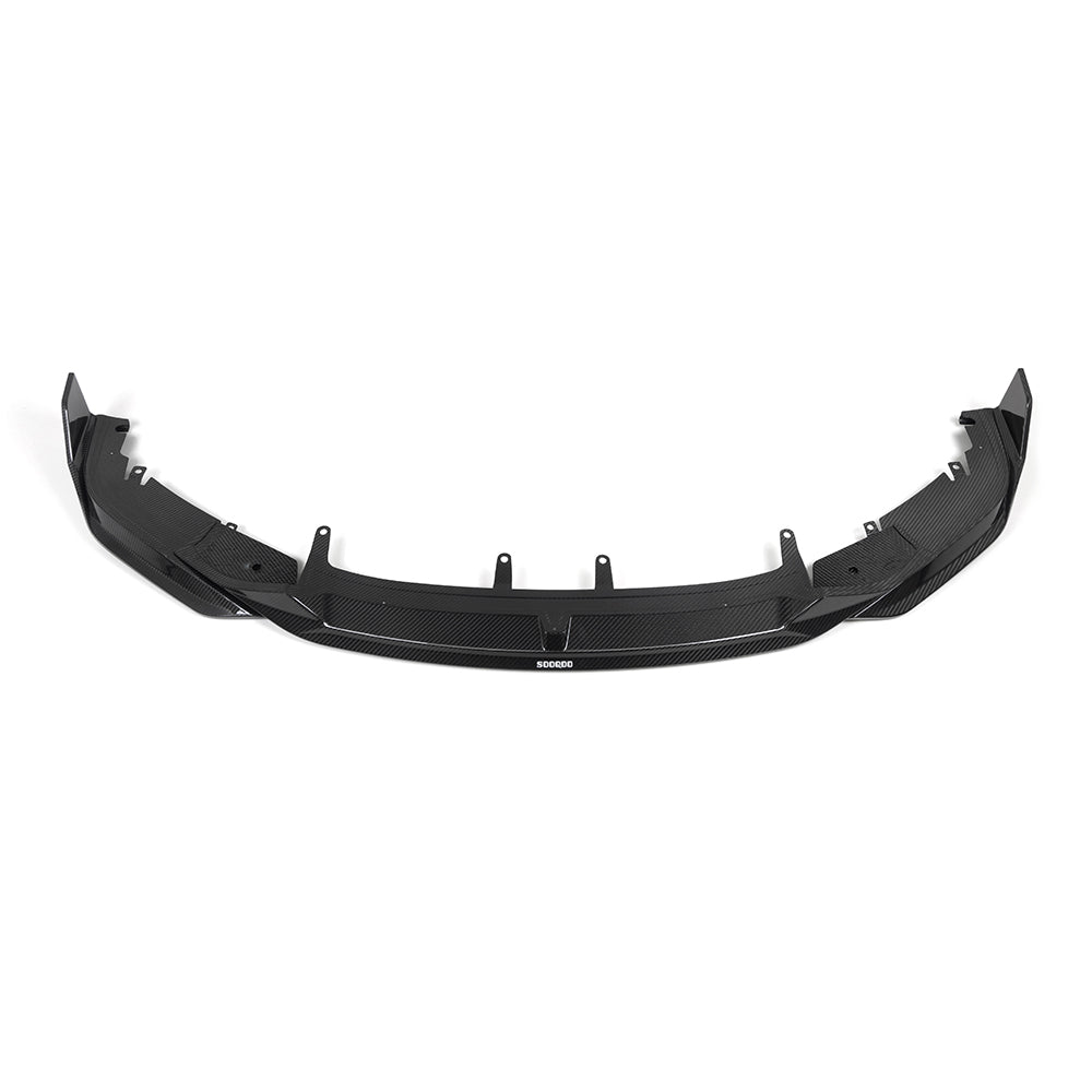Sooqoo Pre Pregged Dry Carbon Fiber Front Lip for BMW 8 Series G14 G15 G16