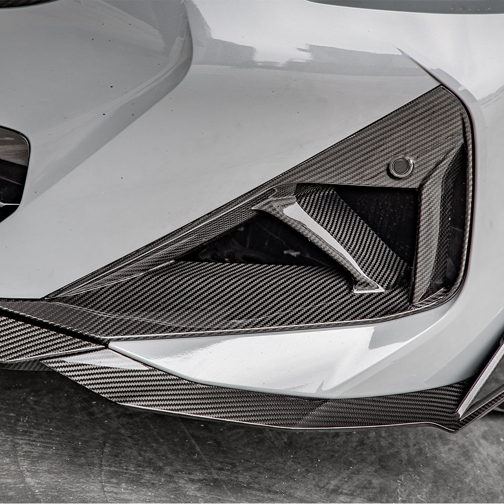 Sooqoo Pre Pregged Dry Carbon Fiber Front Air Duct for BMW 2 Series G42 2022+