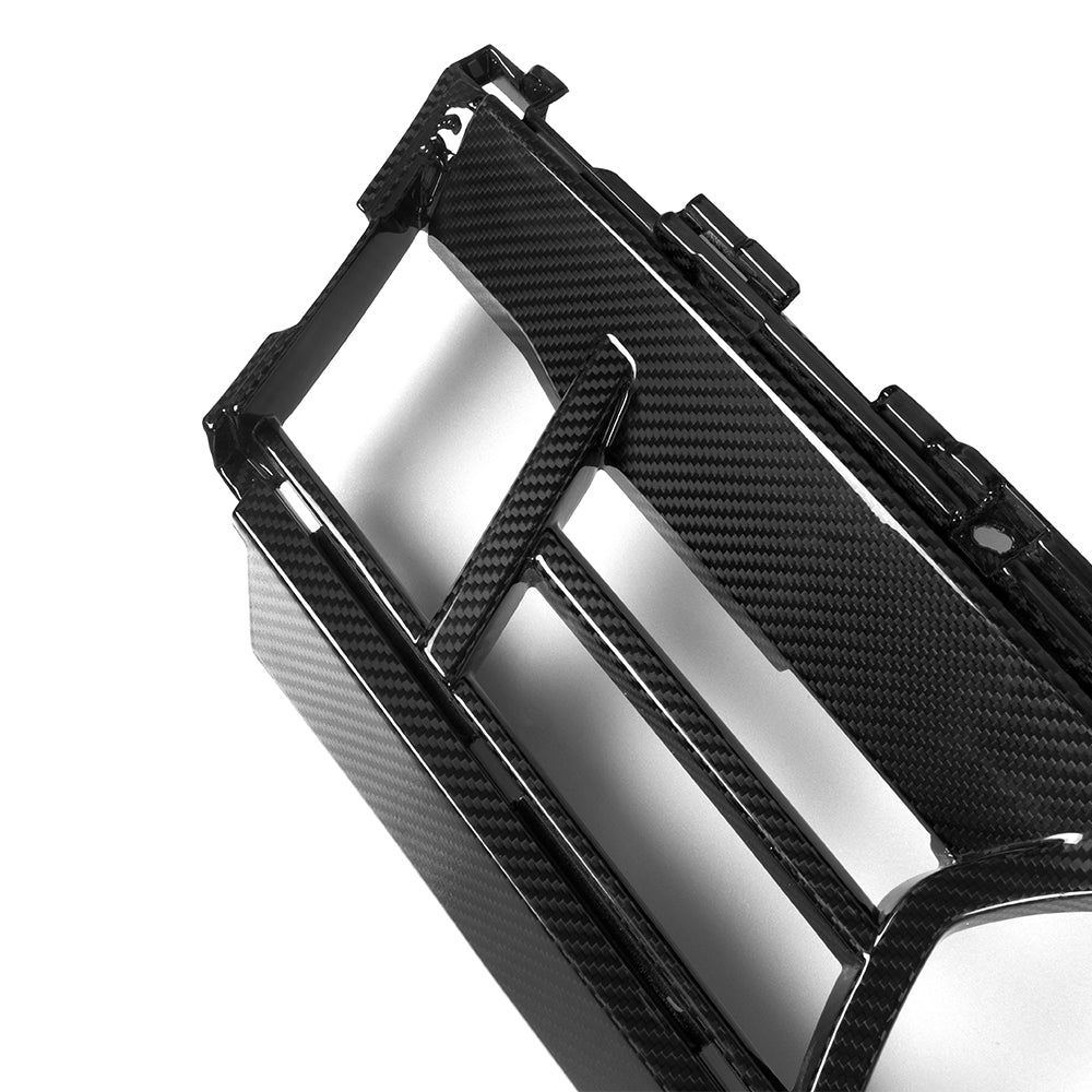 Sooqoo Pre Pregged Dry Carbon Fiber Front Center Trim for BMW X5 G05 LCI