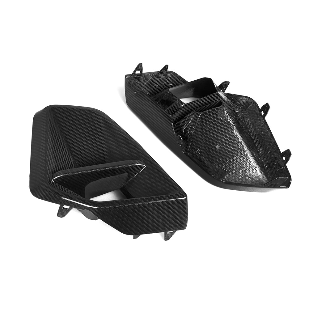 Sooqoo Pre Pregged Dry Carbon Fiber Front Air Vent for BMW X5 G05 LCI