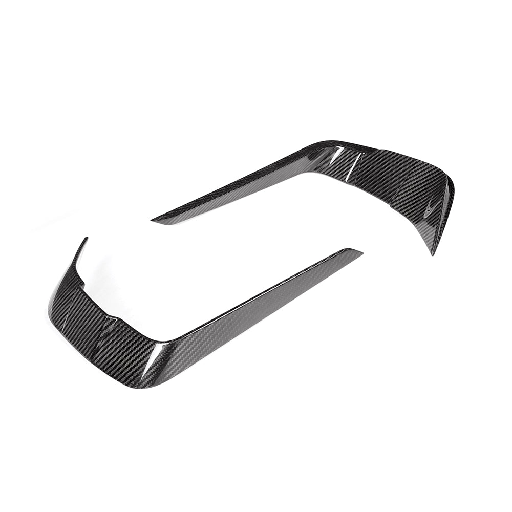 Sooqoo Pre Pregged Dry Carbon Fiber Front Vent Trim for BMW 8 Series G14 G15 G16
