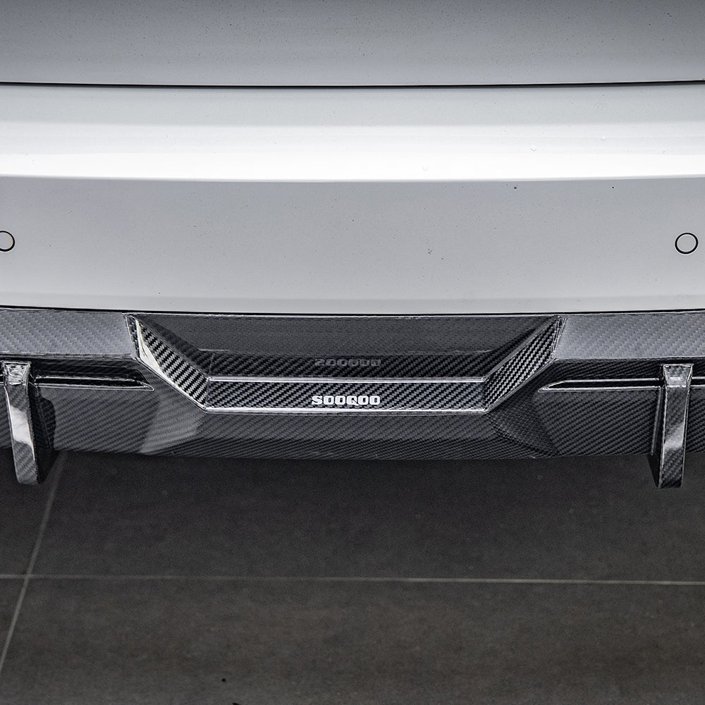 Sooqoo Pre Pregged Dry Carbon Rear Diffuser for BMW X3 G01 LCI 2022+