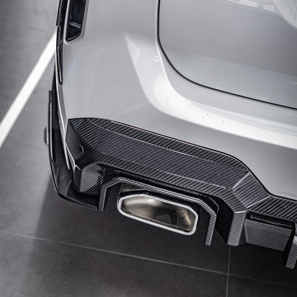 Sooqoo Pre Pregged Dry Carbon Rear Diffuser for BMW X3 G01 LCI 2022+