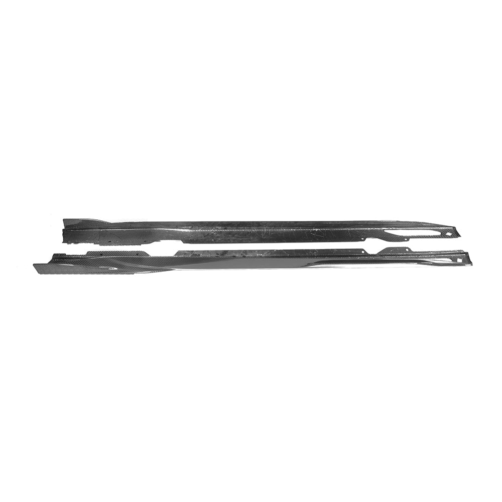 Sooqoo Pre Pregged Dry Carbon Fiber Side Skirt for BMW i4 Series G26 2021+