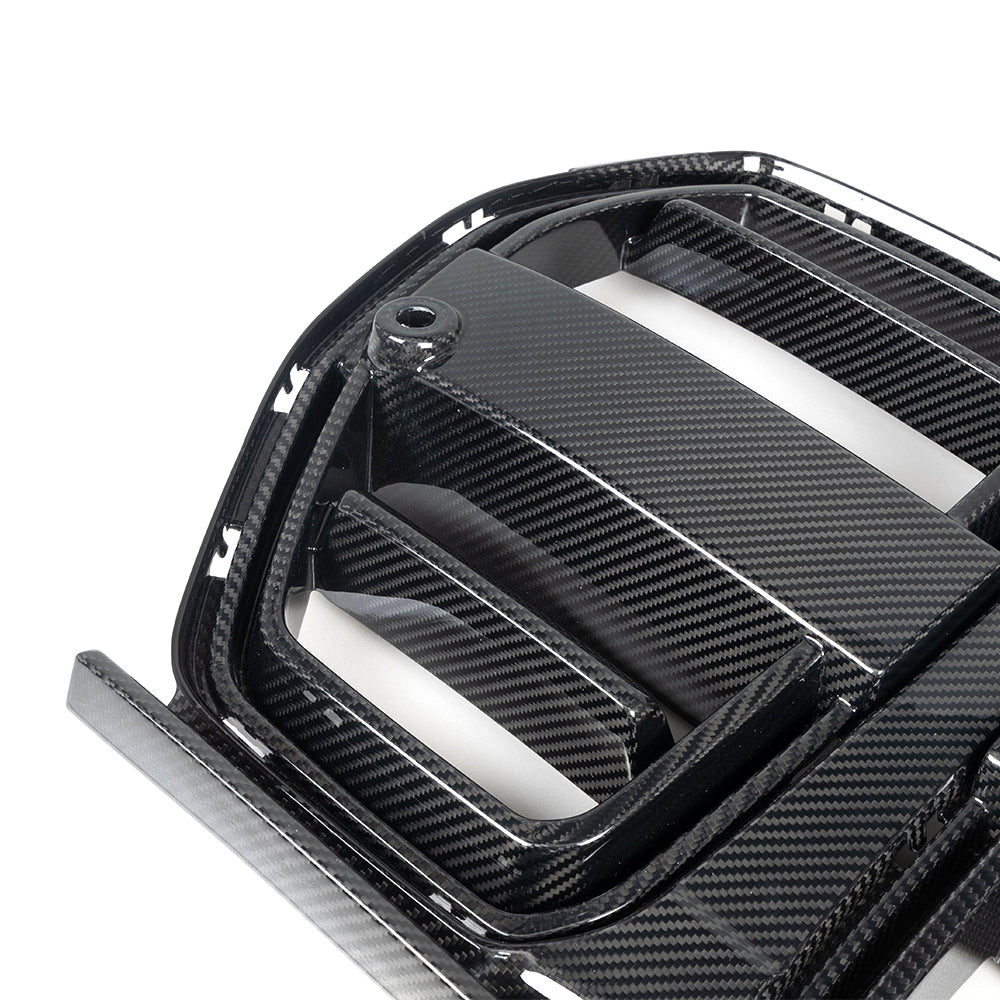 Sooqoo V-Style Pre Pregged Dry Carbon Fiber Grill for BMW M3 G80 / M4 G82 with ACC Sensor