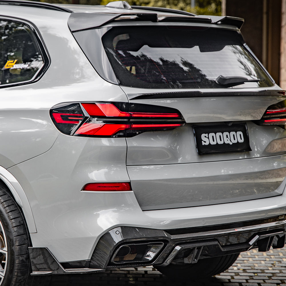 Sooqoo Pre Pregged Dry Carbon Fiber Diffuser for BMW X5 G05
