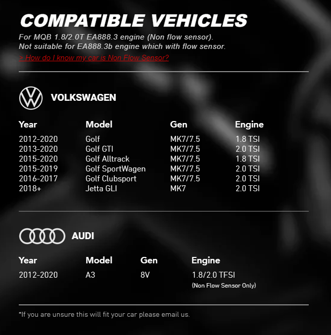 Oil Catch Can Kit V2 - Audi A3 8V / Volkswagen Golf R MK7/7.5