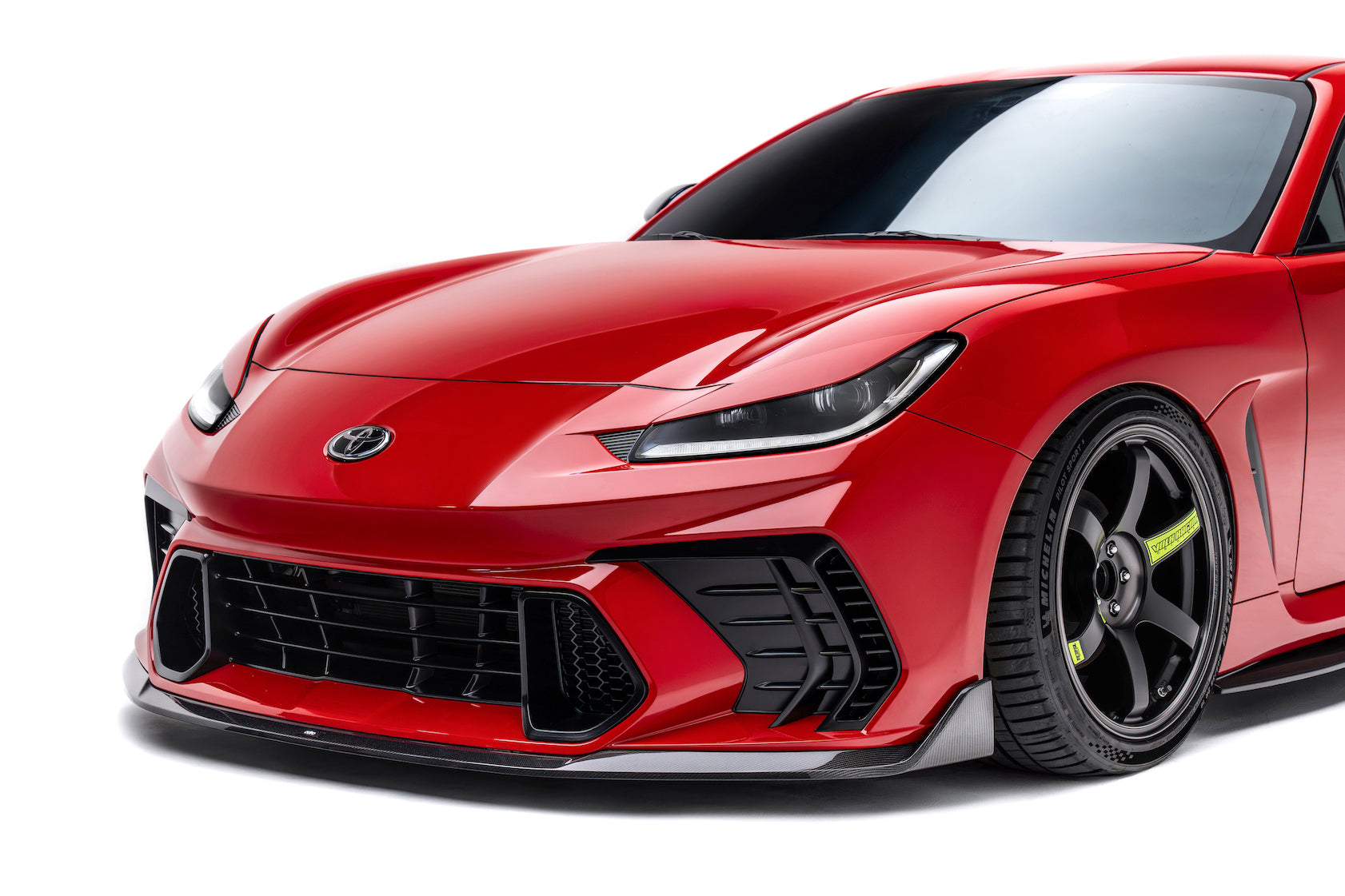 Toyota GR86 ZN8/Subaru BRZ ZD8 Carbon Fiber Front Lip for Adro Bumper 2022+