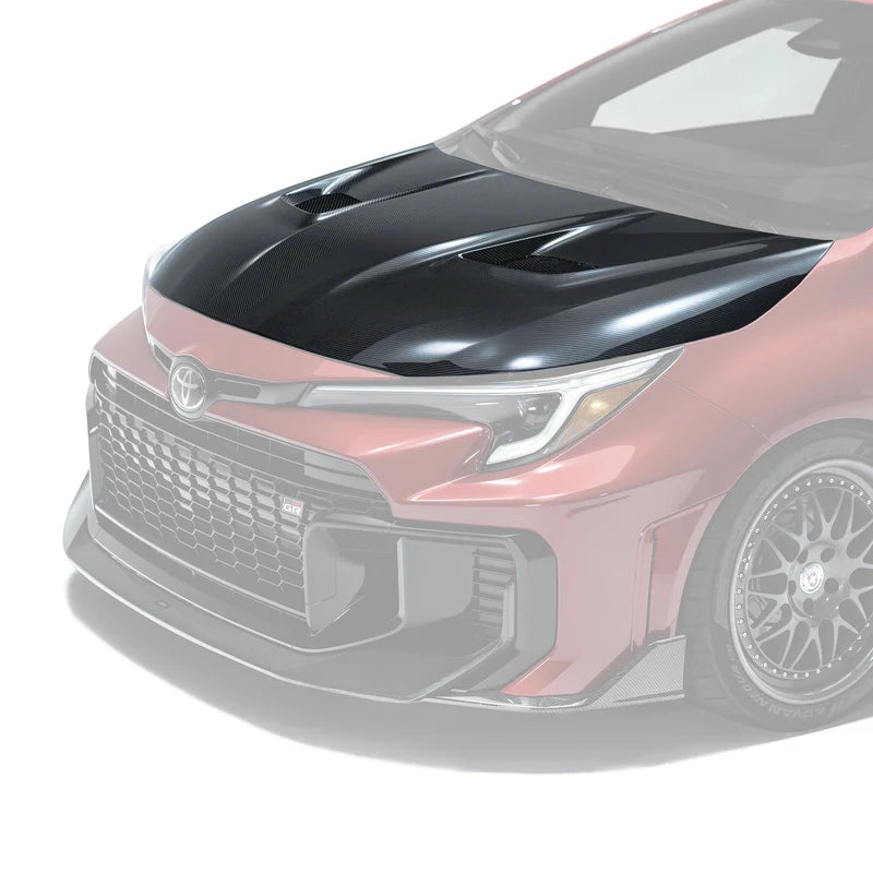 Prepreg Carbon Fiber Hood for Toyota GR Corolla 2023+