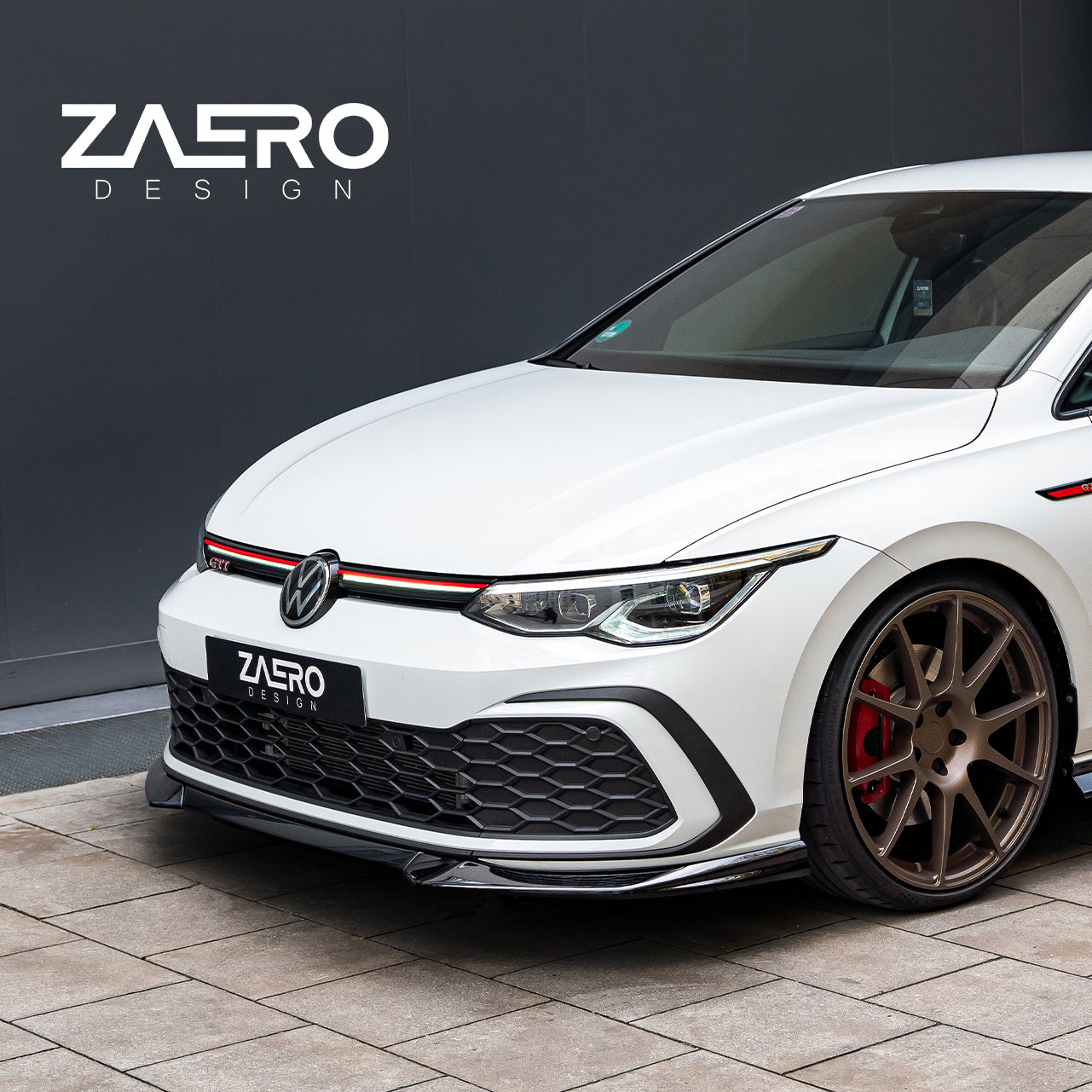 EVO-1 Front Lip/Splitter for Volkswagen Golf GTI MK8 2021+