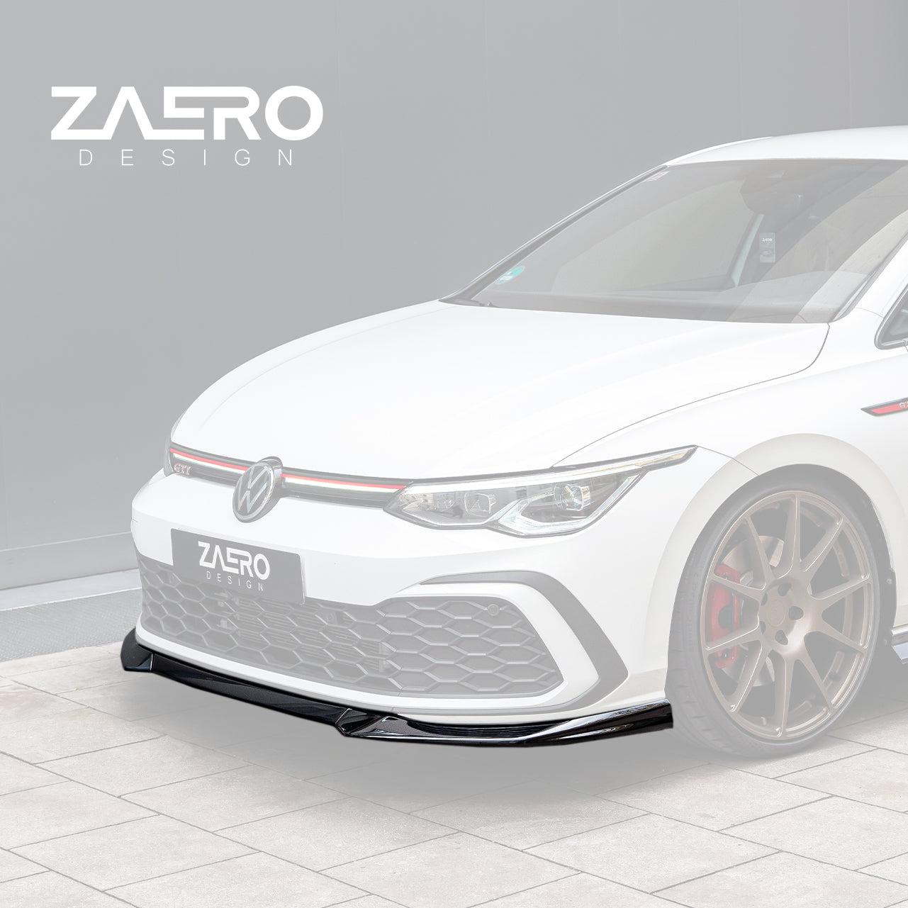 EVO-1 Front Lip/Splitter for Volkswagen Golf GTI MK8 2021+