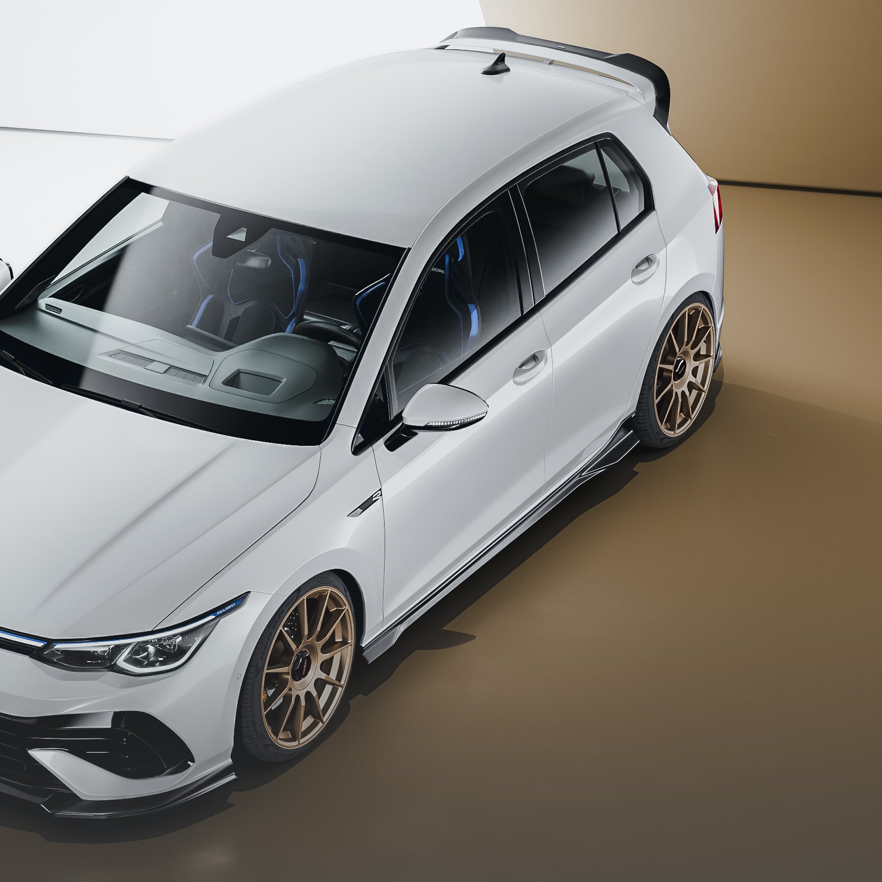 EVO-1 Side Splitters for Volkswagen Golf MK8 MK8.5 TSI, GTI & R 2021+
