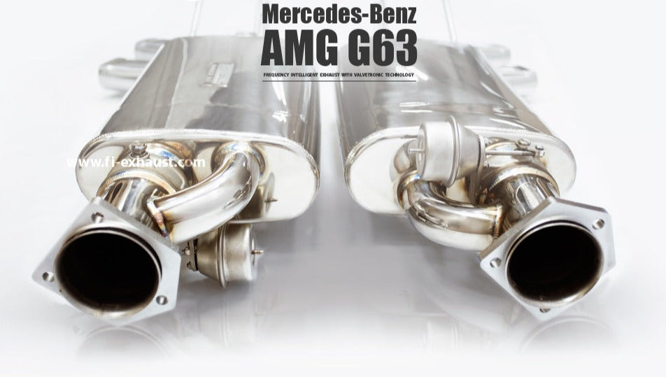 Valvetronic Exhaust System for Mercedes-Benz AMG G63 Quad Tips W463 5.5TT M157 12-18