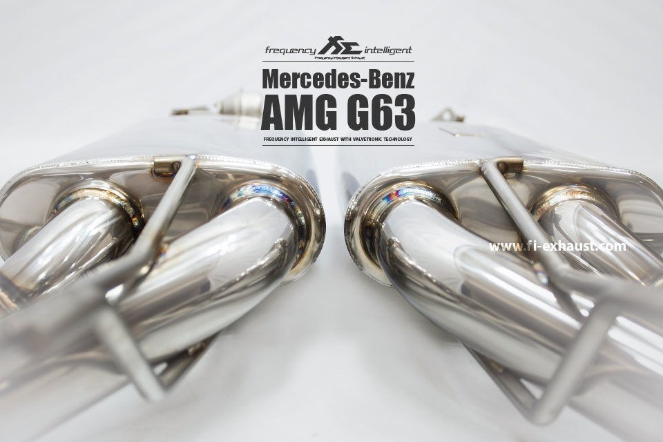 Valvetronic Exhaust System for Mercedes-Benz AMG G63 Quad Tips W463 5.5TT M157 12-18