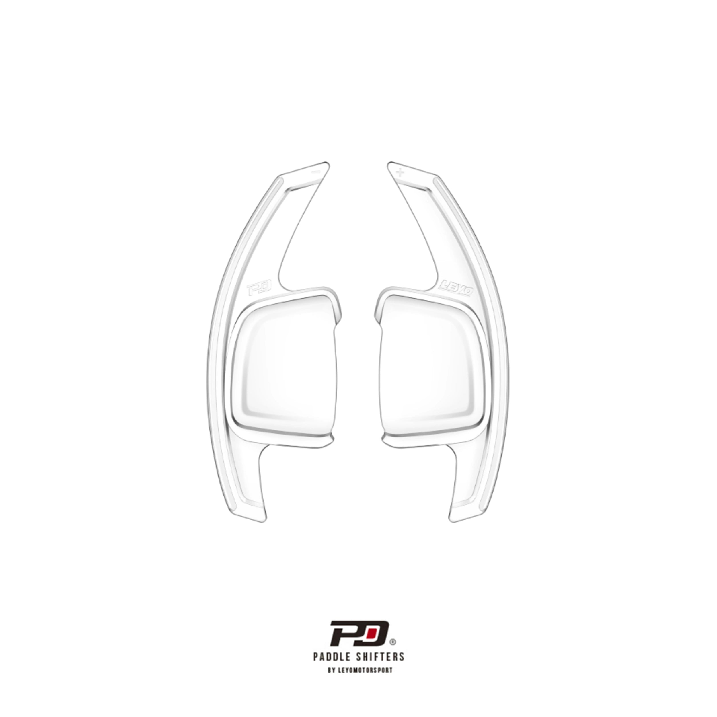 Audi S Tronic Clear Paddle Shift Extension (V5)