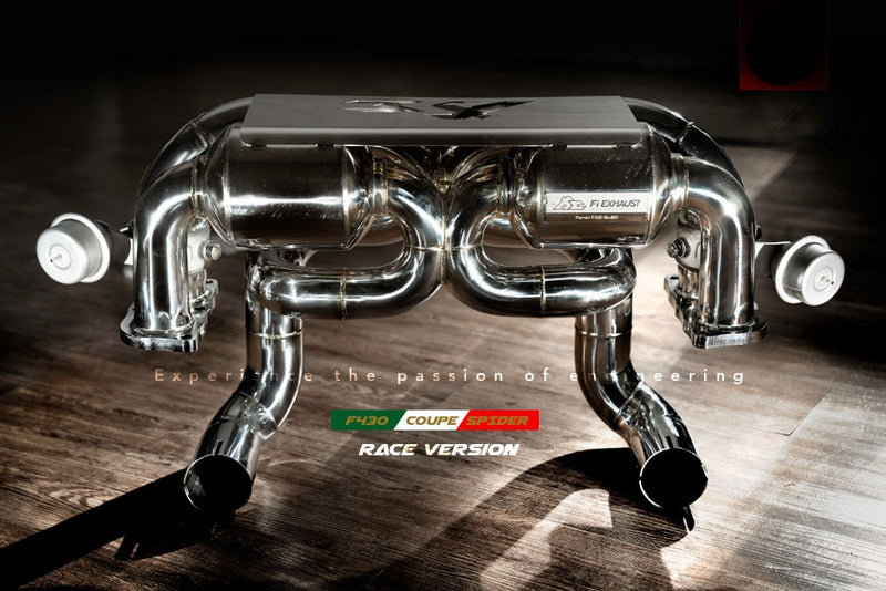 Valvetronic Exhaust System for Ferrari F430 Race Version 04-09