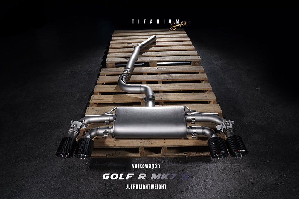 Valvetronic Exhaust System for Volkswagen Golf R MK7.5 Titanium Signature Series 18-21
