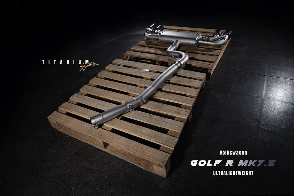 Valvetronic Exhaust System for Volkswagen Golf R MK7.5 Titanium Signature Series 18-21