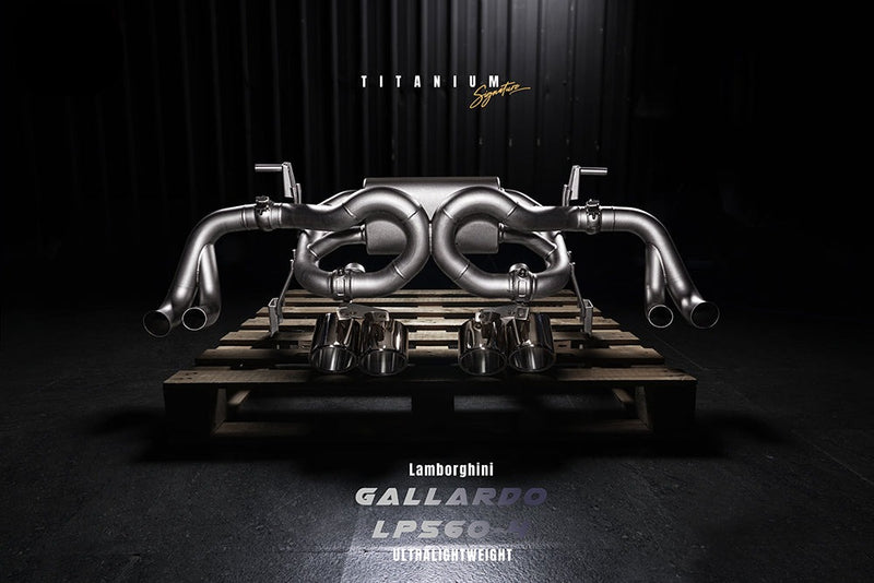 Valvetronic Exhaust System for Lamborghini Gallardo LP560-4 Titanium Signature Series 08-13