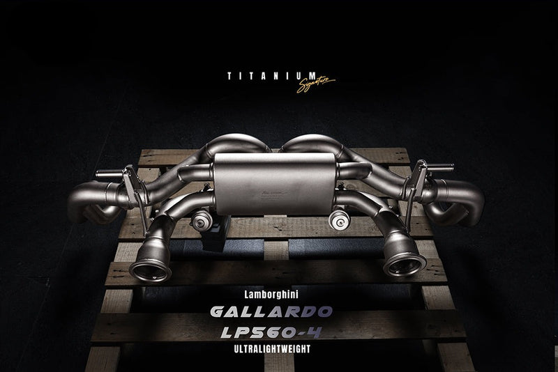 Valvetronic Exhaust System for Lamborghini Gallardo LP560-4 Titanium Signature Series 08-13