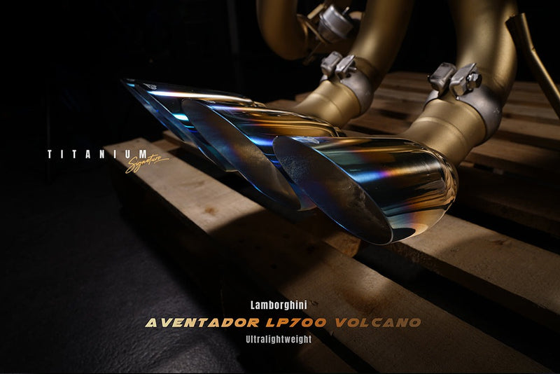 Valvetronic Exhaust System for Lamborghini Aventador Volcano Firetador Version Titanium Signature Series LP700-4 11+