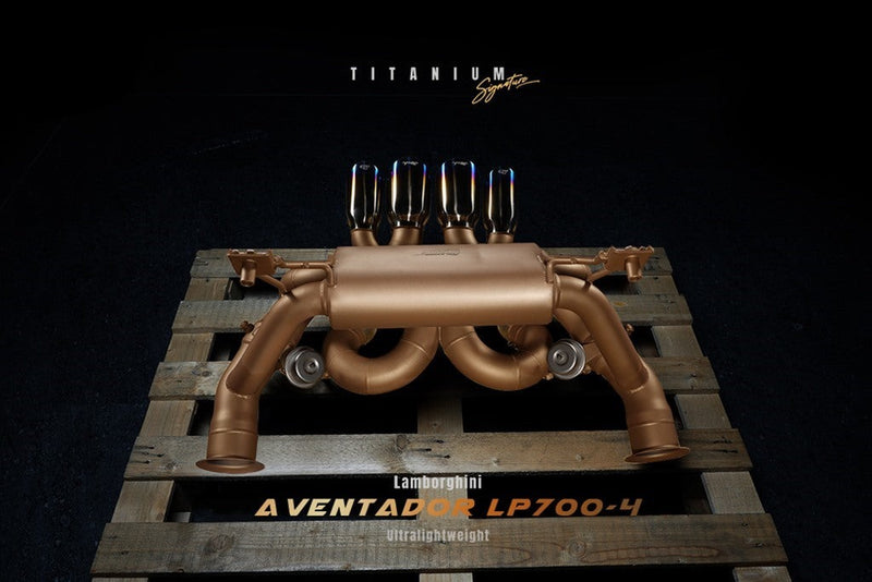 Valvetronic Exhaust System for Lamborghini Aventador F1 High Pitch Version Titanium Signature Series LP700-4 11+