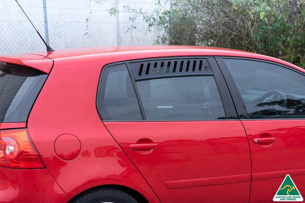 Buy VW MK5 Golf GTI & R32 Rear Window Vents Online | Flow Designs Australia