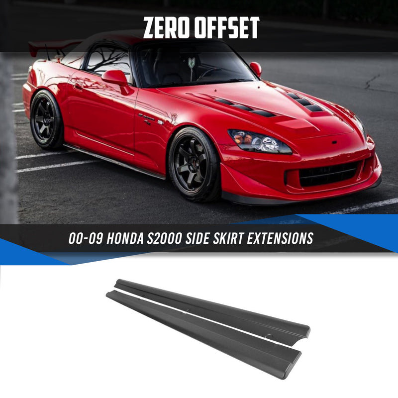 Spoon Style Side Skirt Extensions for 00-09 Honda S2000 AP1 AP2