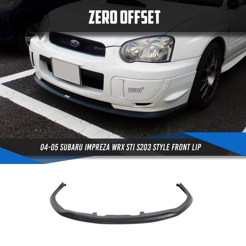 S203 Style Front Lip for 04-05 Subaru Impreza WRX/STI