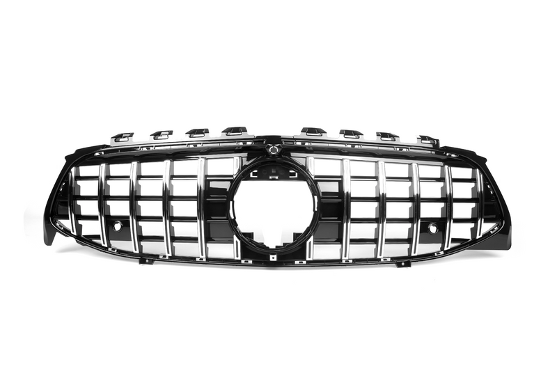 AMG Panamericana Style Grille for Mercedes CLA C118 19-23 - Silver