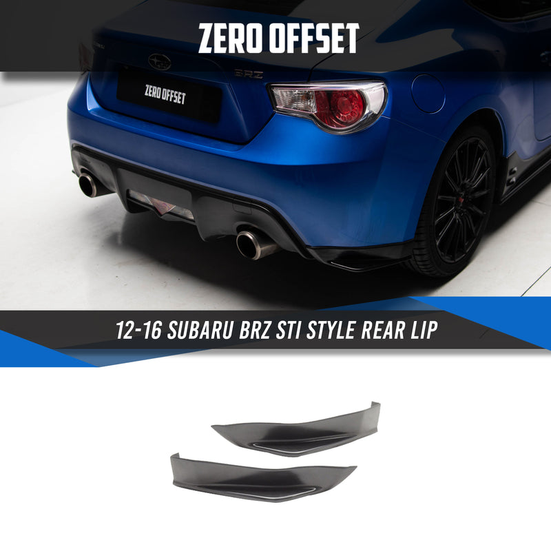STI Style Rear Pods for  Toyota 86 (ZN6) 12-16 / Subaru BRZ (ZC6) 12-21