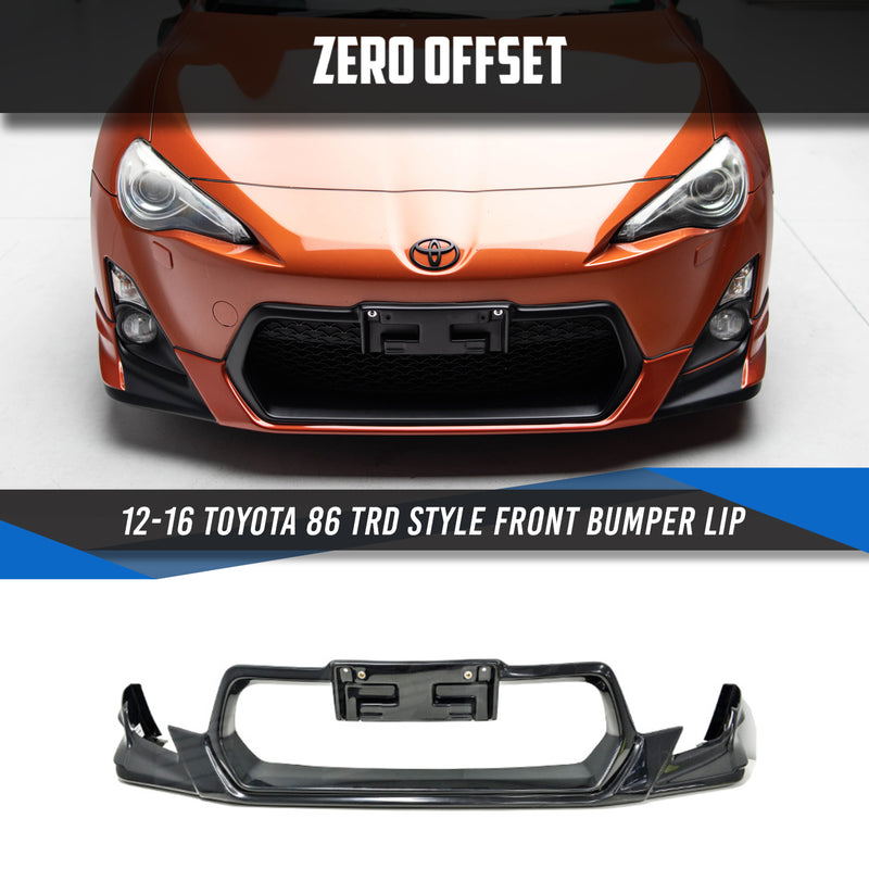TRD Style Front Lip for 12-16 Toyota 86 (ZN6)