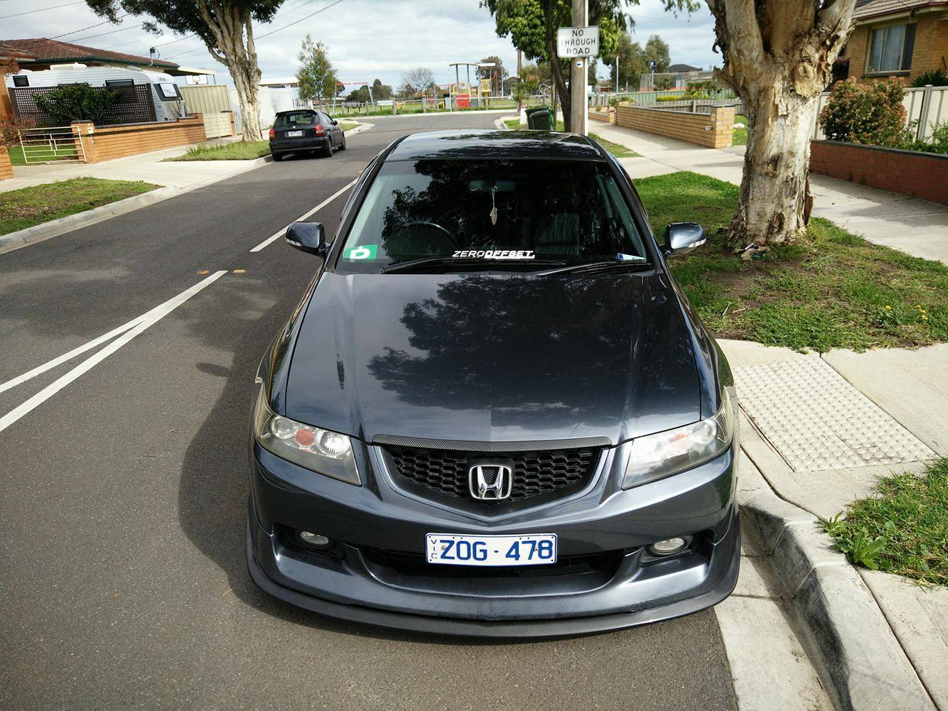 Front Lip STI V Style for Honda Accord Euro CL9 2003-2007