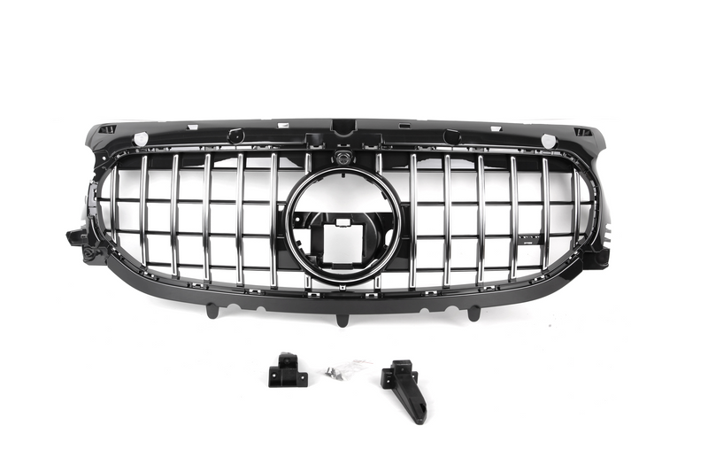 AMG Panamericana Style Grille for Mercedes GLA H247 20+ - Silver