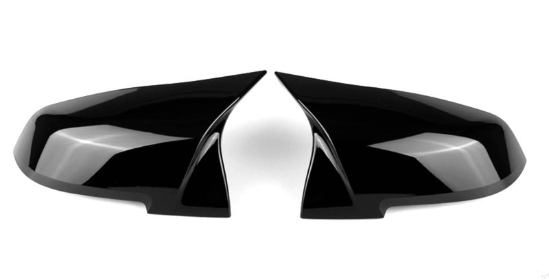 M Performance Style Gloss Black Mirror Caps for BMW 1 / 2 / 3 / 4 Series F20 F22 F23 F30 F32 F33 F87 15- 21