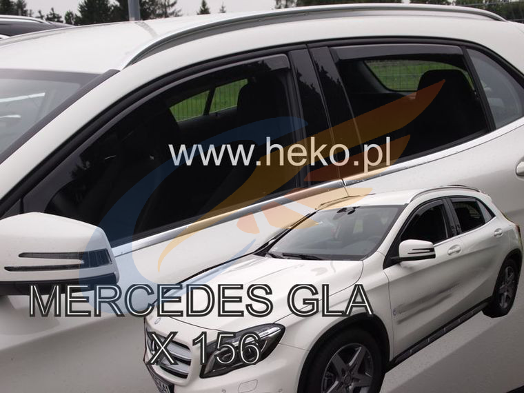 Slim-line Weather Shields - Mercedes GLA X156 14-19