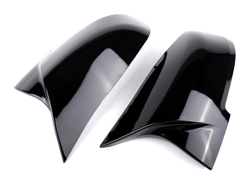 M Performance Style Gloss Black Mirror Caps for BMW 1 / 2 / 3 / 4 Series F20 F22 F23 F30 F32 F33 F87 15- 21
