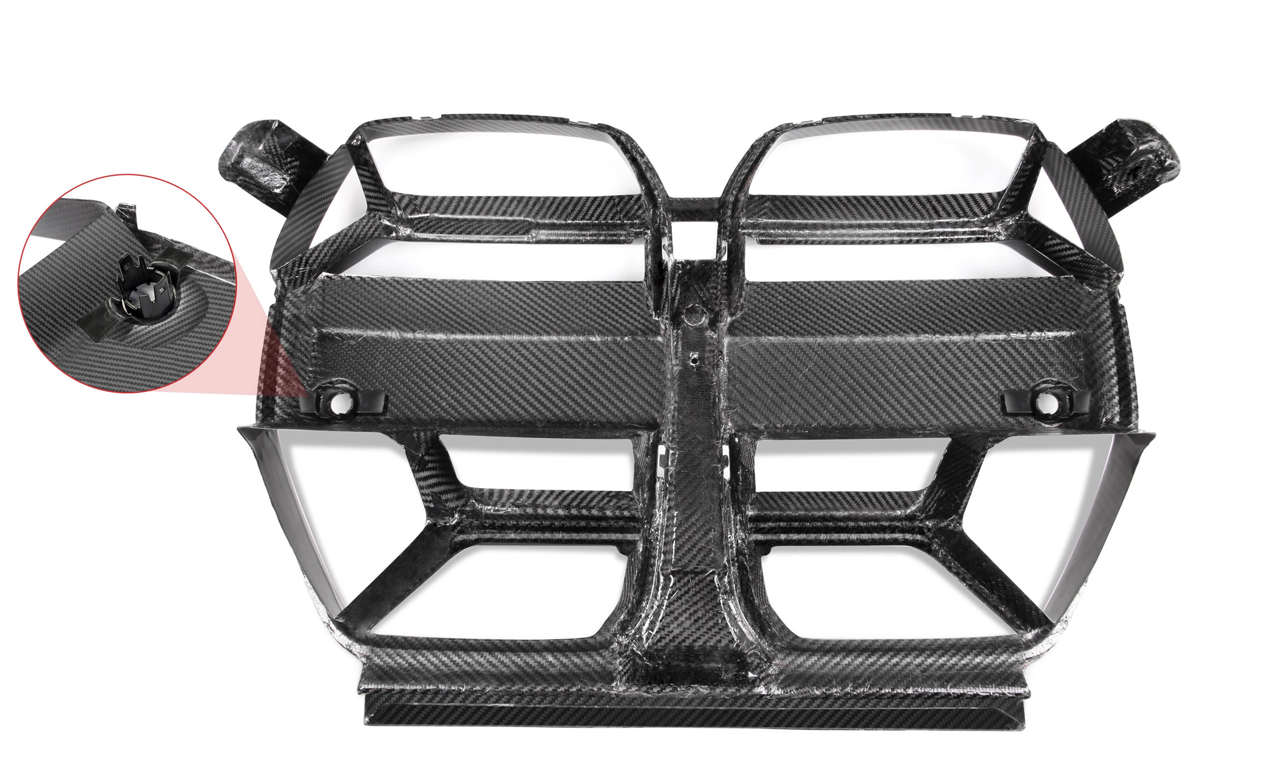 CSL Style Pre Pregged Dry Carbon Grille For BMW M3 G80 G81 / M4 G82 G83 without ACC 2020+