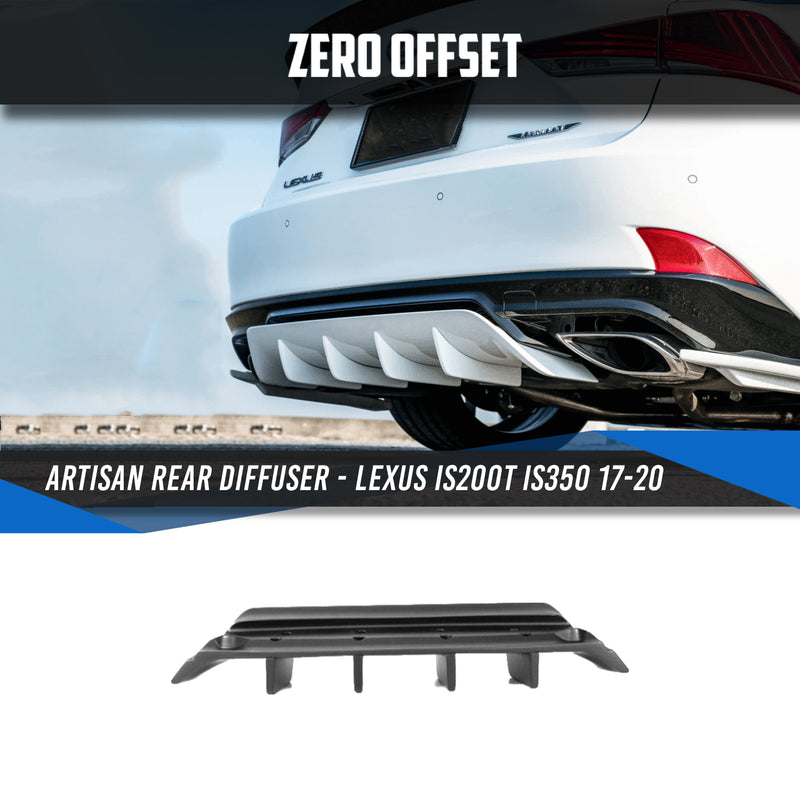 Artisan Style Rear Diffuser for Lexus IS200T IS350 17-20