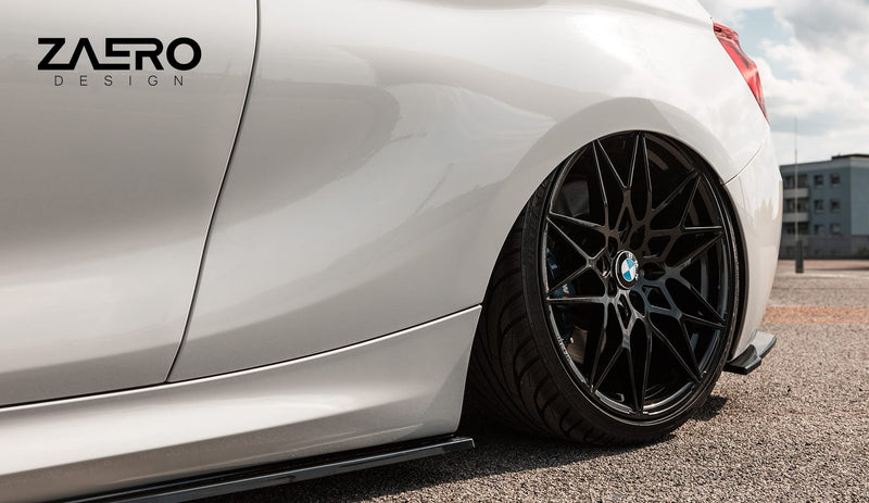 EVO-1 Rear Diffuser & Rear Splitters for BMW 1 Series F20 (Pre LCI) 12-15