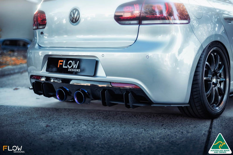 Volkswagen MK6 Golf R Rear Diffuser | Flow Designs Australia