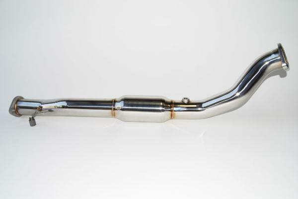 Down Pipe/Test Pipe with Hi Flow 100cel Cat - Mitsubishi Lancer EVO X CZ4A