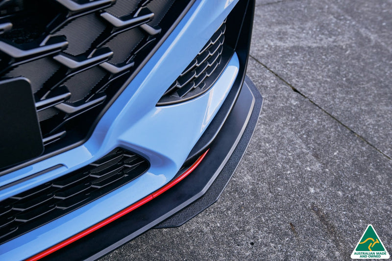 Hyundai i30N Hatch PD Facelift 2021 Front Lip Splitter & Reinforcement Brackets