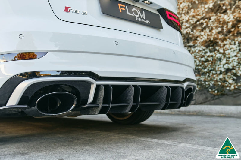 Audi RS3 8V Sedan Facelift Flow-Lock Rear Diffuser