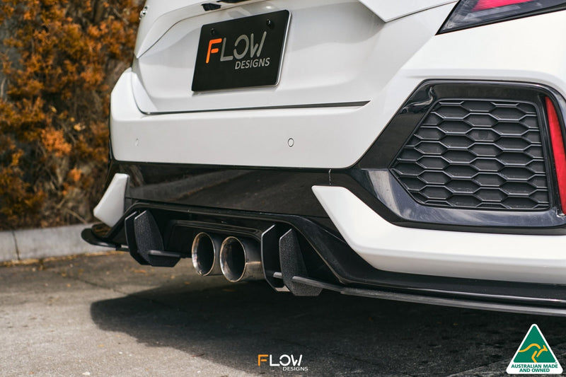 Honda Civic RS Hatch FK4/FK7 Pre-Facelift Flow-Lock Rear Diffuser