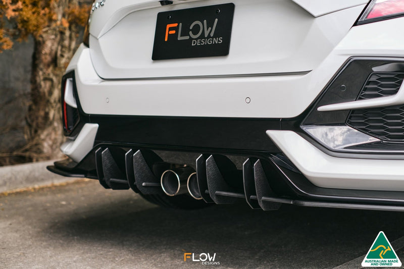 Honda Civic RS Hatch FK4/FK7 Facelift Flow-Lock Rear Diffuser